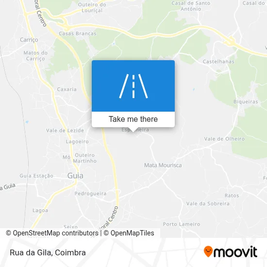 Rua da Gila map