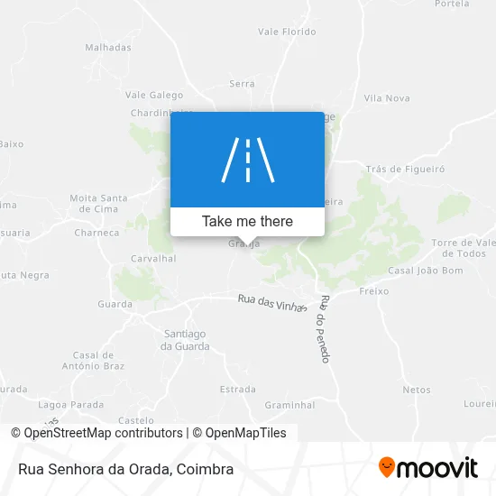 Rua Senhora da Orada map
