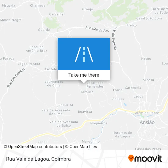 Rua Vale da Lagoa map