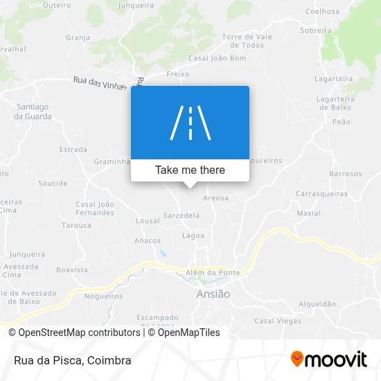 Rua da Pisca map