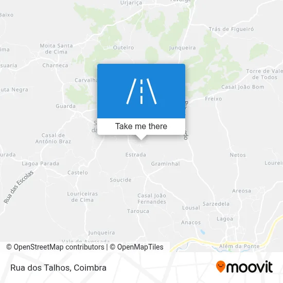 Rua dos Talhos map