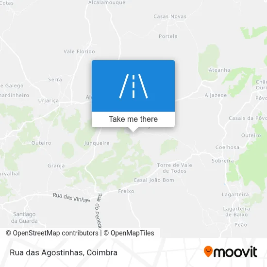 Rua das Agostinhas map