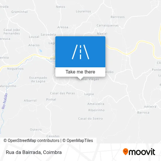 Rua da Bairrada map