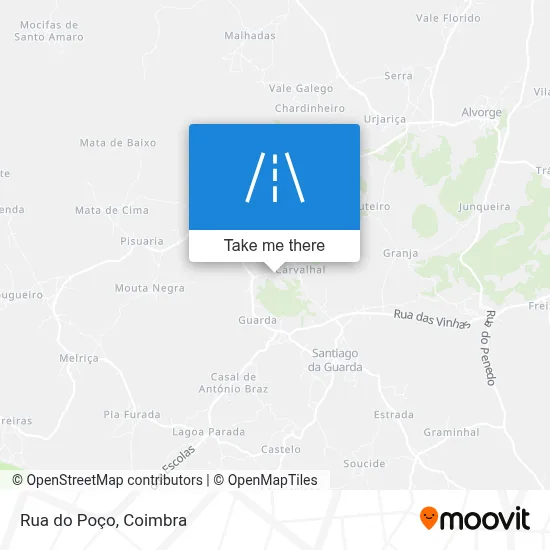 Rua do Poço map