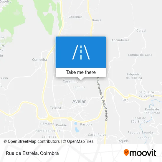 Rua da Estrela map