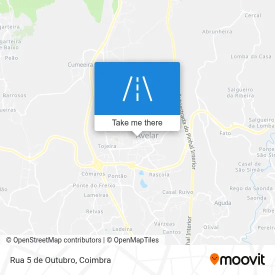 Rua 5 de Outubro map