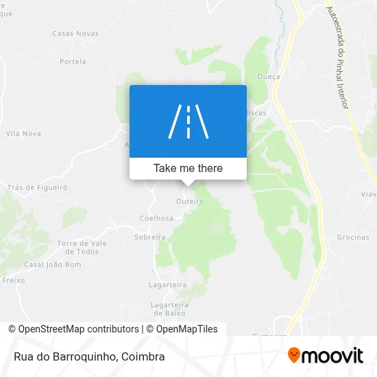 Rua do Barroquinho map