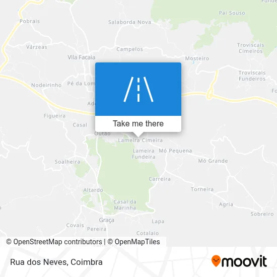 Rua dos Neves map