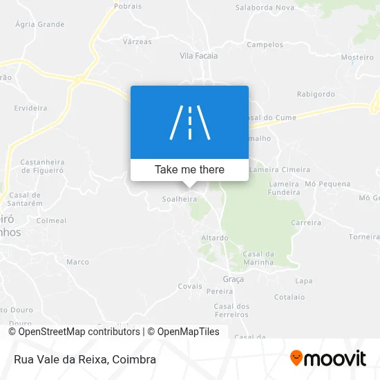 Rua Vale da Reixa map