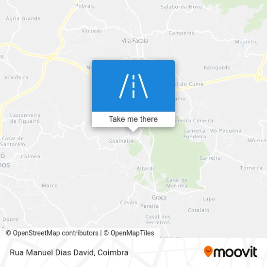 Rua Manuel Dias David map
