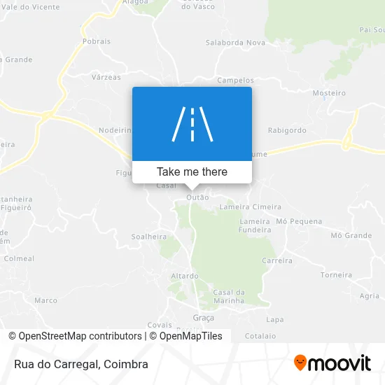 Rua do Carregal map