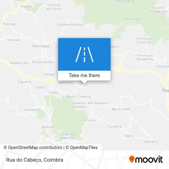 Rua do Cabeço map