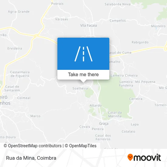 Rua da Mina map