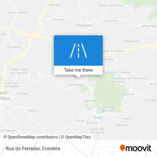 Rua do Ferrador map