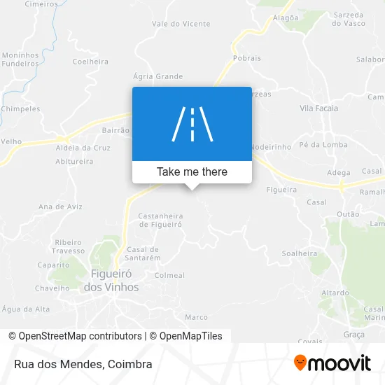 Rua dos Mendes map