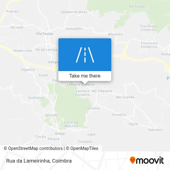 Rua da Lameirinha map