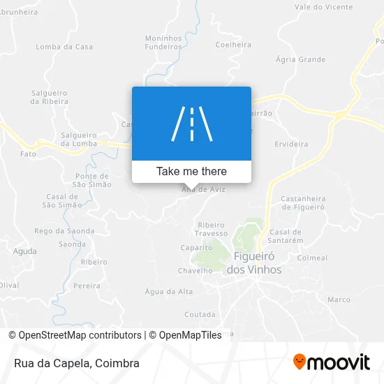 Rua da Capela map
