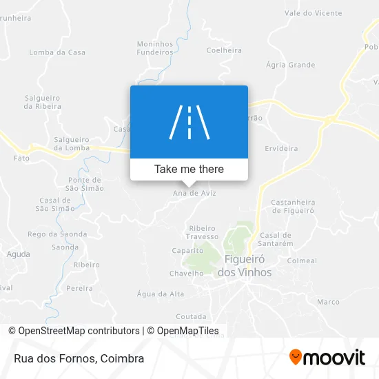 Rua dos Fornos map