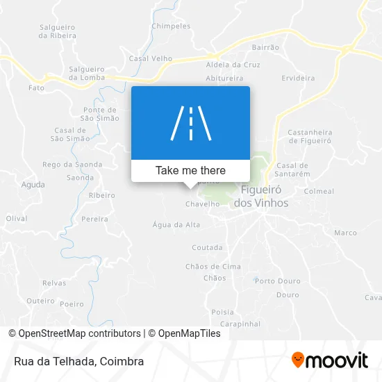 Rua da Telhada map