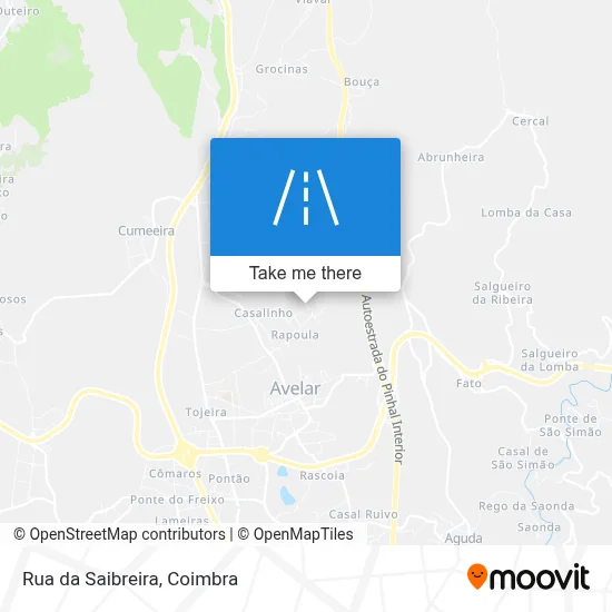 Rua da Saibreira map