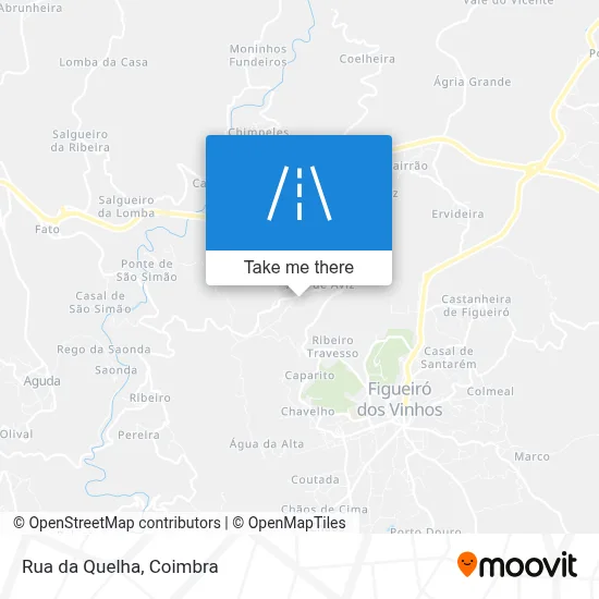 Rua da Quelha map