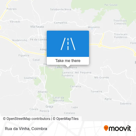 Rua da Vinha map