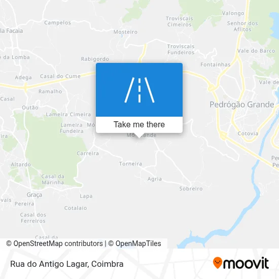 Rua do Antigo Lagar map