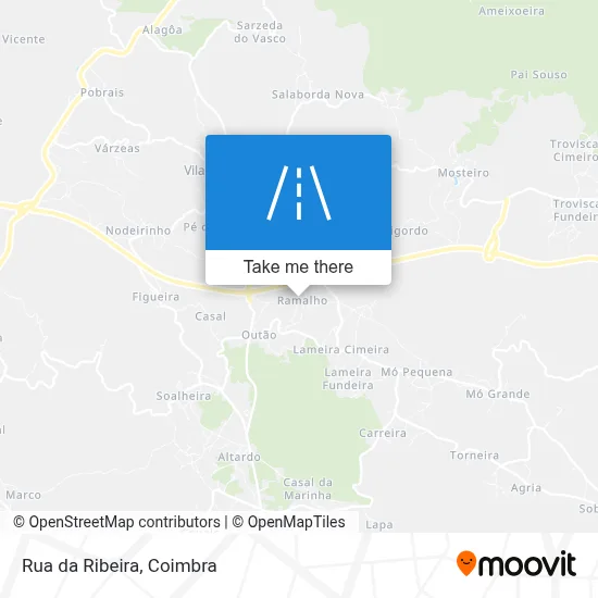 Rua da Ribeira map