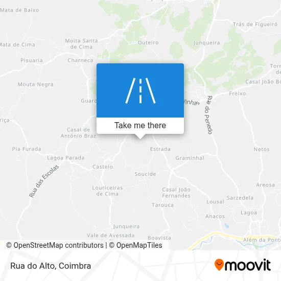 Rua do Alto map