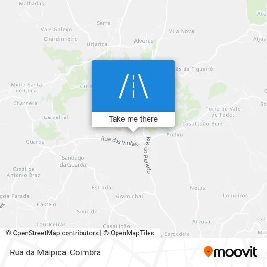 Rua da Malpica map
