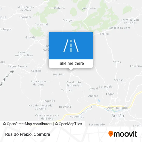 Rua do Freixo map
