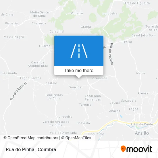 Rua do Pinhal map