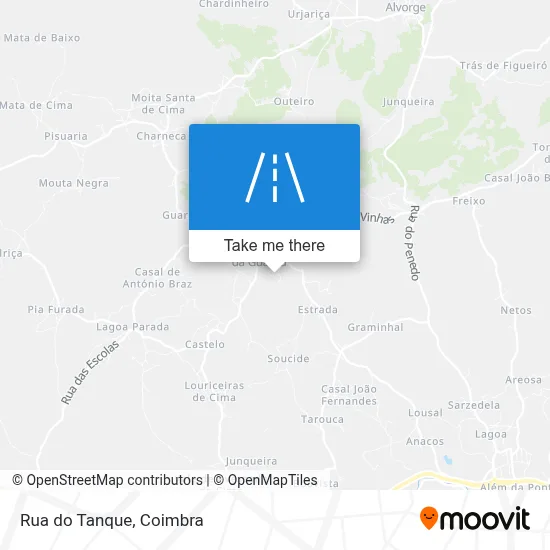 Rua do Tanque map