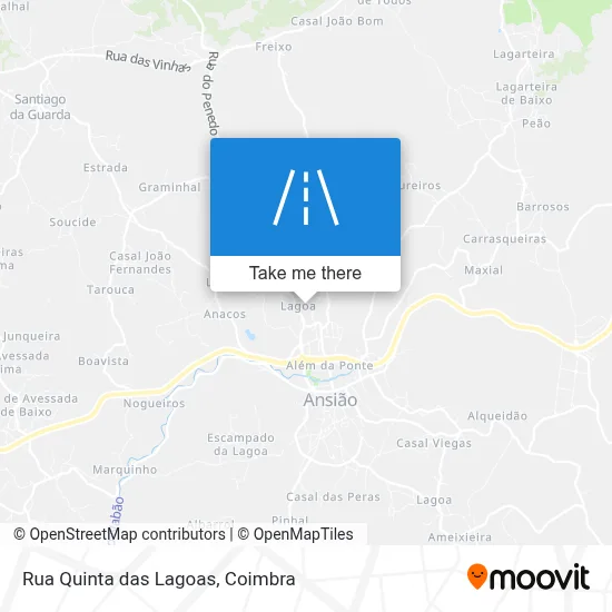 Rua Quinta das Lagoas map
