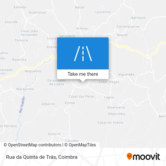 Rua da Quinta de Trás map