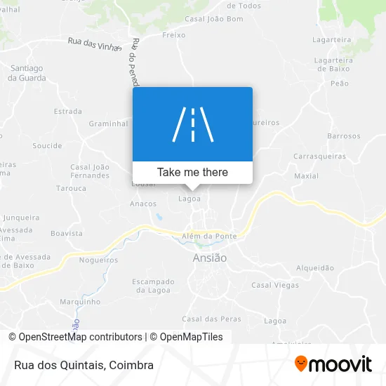 Rua dos Quintais map
