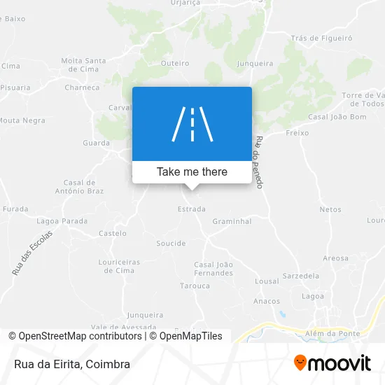 Rua da Eirita map