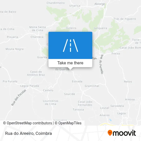 Rua do Areeiro map