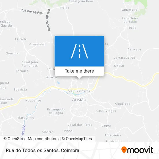 Rua do Todos os Santos map