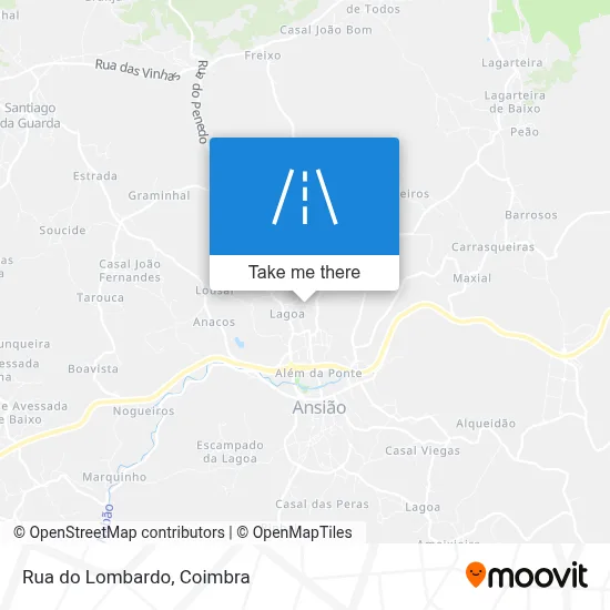 Rua do Lombardo map