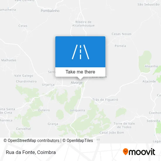 Rua da Fonte map