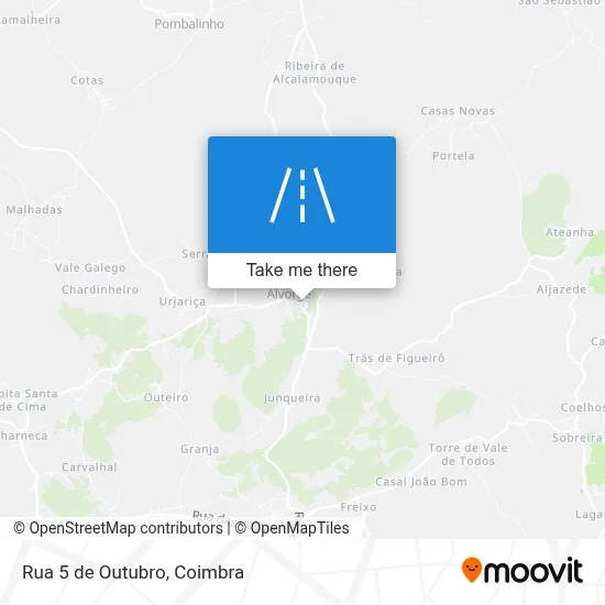 Rua 5 de Outubro map