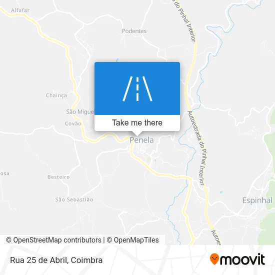 Rua 25 de Abril map