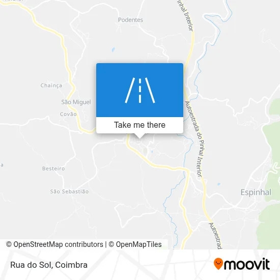 Rua do Sol map
