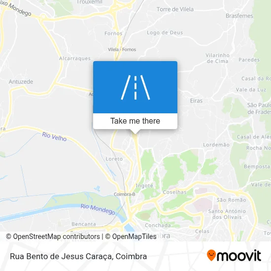Rua Bento de Jesus Caraça map