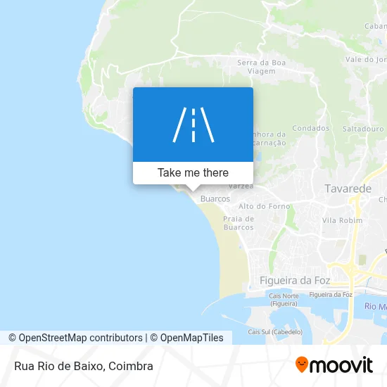 Rua Rio de Baixo map