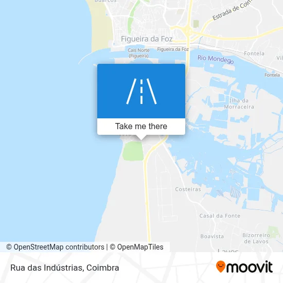 Rua das Indústrias map