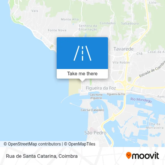 Rua de Santa Catarina map