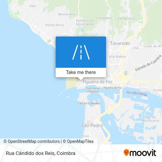 Rua Cândido dos Reis map