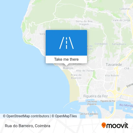 Rua do Barreiro map